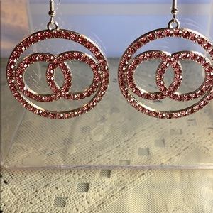 CRYSTAL COLLECTION- Pink Crystal Earrings